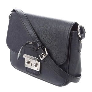 MIU MIU Leather Crossbody Bag In black
